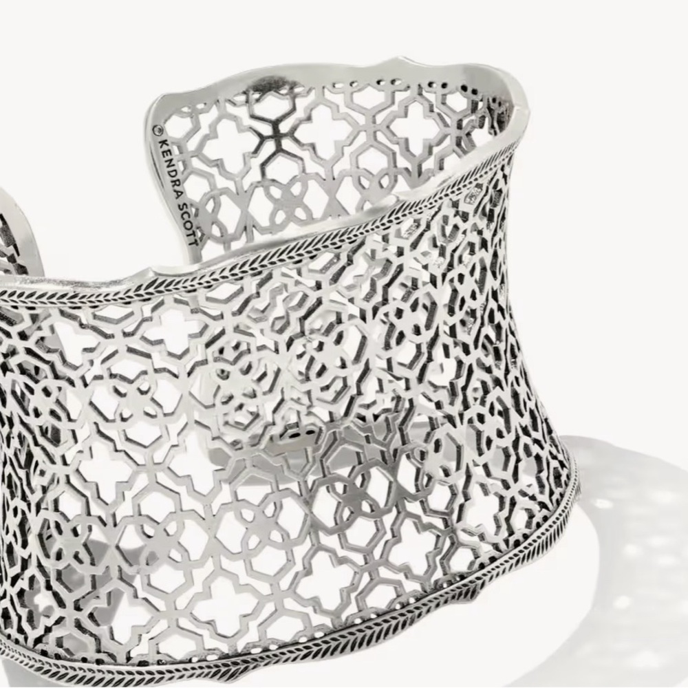Kendra Scott Intricate Silver Filigree Bracelet